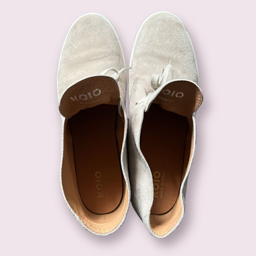 Koio Suede Mid Tops  - Picture 4 of 6